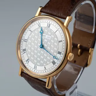 Breguet Classique 5967ba/11/9w6 41mm Yellow gold Silver