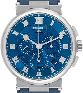 Breguet Marine 5527BB/Y2/5WV 42.5mm White gold Blue