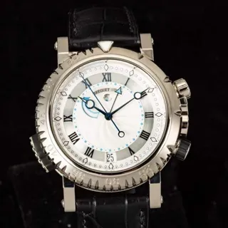 Breguet Marine 5847BB/12/5ZV 45mm White gold Silver