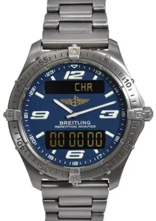 Breitling Aerospace E65062 42mm Titanium Blue