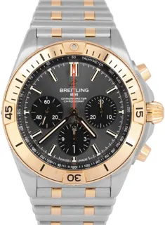 Breitling Chronomat B01 UB0134 42mm Rose gold Gray