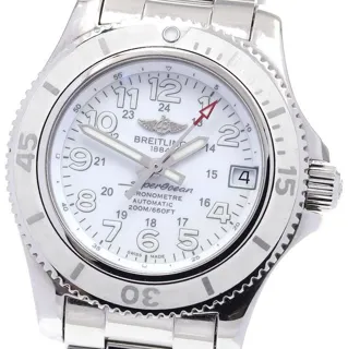 Breitling superoc A17312 36mm Stainless steel White