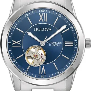 Bulova 96A281 42mm Stainless steel Blue