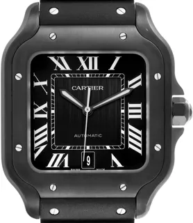 Cartier Santos de Cartier WSSA0039 Stainless steel Black