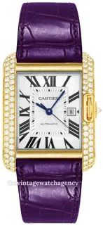 Cartier Tank Anglaise WT100017 18k yellow gold Silver