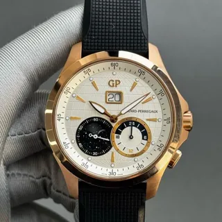 Girard-Perregaux Traveller 49655-52-131-BB6A 44mm Rose gold White