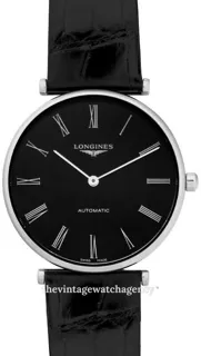 Longines La Grande Classique L49184512 38mm brushed/polished steel Black