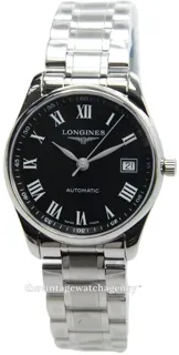 Longines Master Collection L2.518.4.51.6 36mm Stainless steel Black