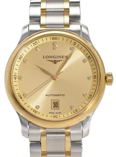 Longines Master Collection L2.628.5.37.7 38mm Yellow gold and Stainless steel Champagne