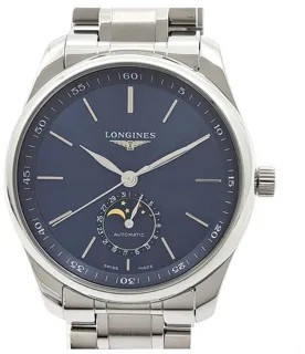 Longines Master Collection L29094926 40mm Stainless steel Blue