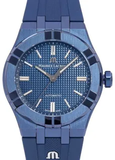 Maurice Lacroix AIKON AI6007-PVC00-430-4 39mm Stainless steel Blue