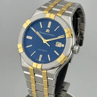 Maurice Lacroix AIKON AI6008-SY013-432-1 42mm Stainless steel Blue