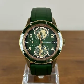 Montblanc 1858 U0119909 42mm Bronze Green