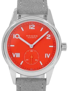 NOMOS Club Campus 716 36mm Stainless steel Red