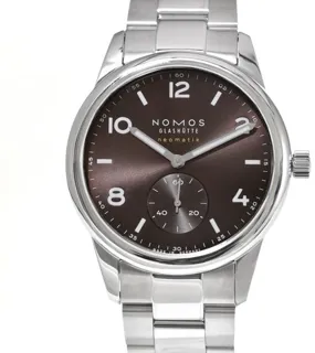 NOMOS Club Neomatik 760 39.5mm Stainless steel Brown