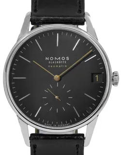 NOMOS Orion Neomatik 366 40.5mm Stainless steel Black