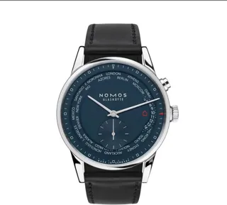 NOMOS Zürich Weltzeit 807 40mm Stainless steel Blue