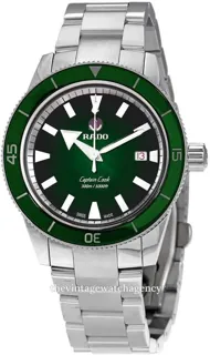 Rado Captain Cook R32105319 42mm brushed/polished steel green