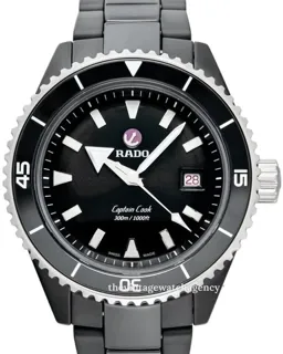 Rado Captain Cook R32129152 43mm Ceramic and Titanium and Stainless steel and PVD Black