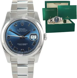 Rolex Datejust 116200 Stainless steel Blue