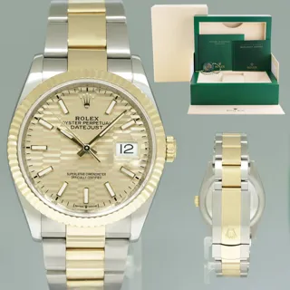 Rolex Datejust 126233 Stainless steel Champagne Motif