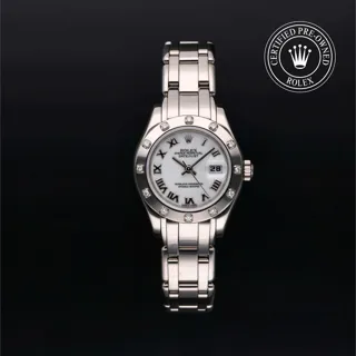 Rolex Datejust 69319 White gold White