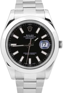 Rolex Datejust II 116300 Stainless steel Black