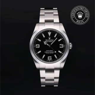 Rolex Explorer 214270-0003 39mm Stainless steel Black