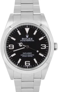 Rolex Explorer I 214270 Stainless steel Black