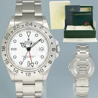 Rolex Explorer II 16570 Stainless steel Luminous White 'Polar'