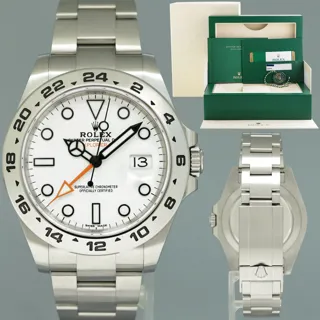 Rolex Explorer II 216570 Stainless steel Polar White