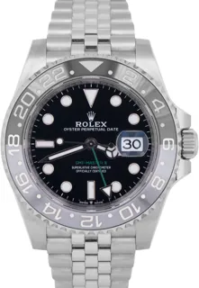 Rolex GMT-Master II 126710GRNR Stainless steel Black