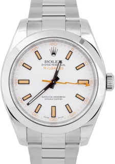 Rolex Milgauss 116400 Stainless steel White