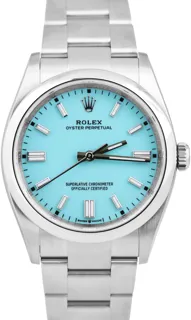 Rolex Oyster Perpetual 126000 Stainless steel Turquoise