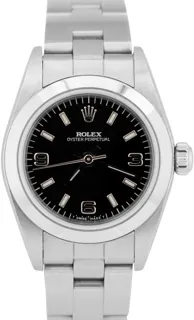 Rolex Oyster Perpetual 76080 Stainless steel Black