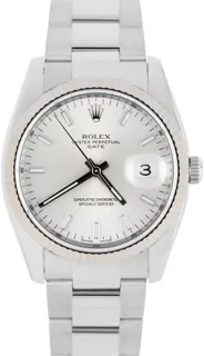 Rolex Oyster Perpetual Date 115234 Stainless steel Silver