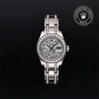 Rolex Pearlmaster 80299 29mm White gold Silver