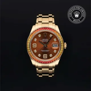 Rolex Pearlmaster 86348SAJOR-0002 39mm Yellow gold Bronze