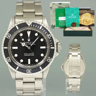 Rolex Submariner 5513 Stainless steel Black