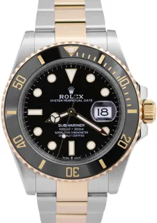 Rolex Submariner Date 126613LN Stainless steel and 18k yellow gold Black