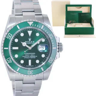 Rolex Submariner Hulk 116610LV Stainless steel Green