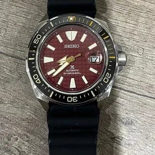 Seiko Prospex SRPH61K1 44mm Stainless steel Red