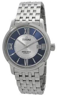 Titoni Space Star 23538 S-580 28mm Stainless steel Blue and Silver