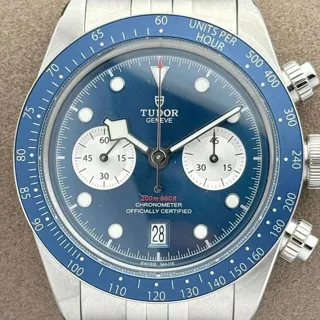 Tudor Black Bay Chrono M79360B-0002 41mm Stainless steel Blue