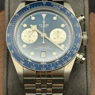 Tudor Black Bay Chrono M79360B-0002 41mm Stainless steel Blue