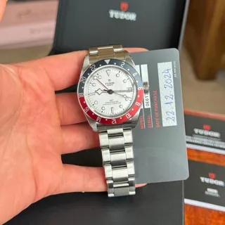 Tudor Black Bay M79830RB-0010 41mm Stainless steel White