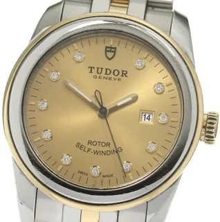 Tudor Glamour Date 53003 31mm Yellow gold Golden