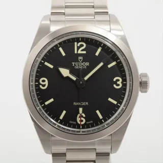 Tudor Ranger 7995/0 39mm Stainless steel Black