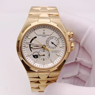 Vacheron Constantin Overseas Dual Time 47450/B01J-9228 42mm Yellow gold Silver