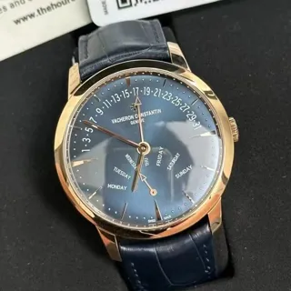 Vacheron Constantin Patrimony 4000U/000R-B516 42.5mm Rose gold Blue